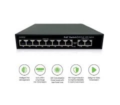 Nexakey NS600S-8P2U 8 Port 100M Unmanaged PoE Swithch