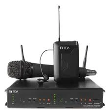 TOA WS-402 wireless microphone set System 2-Mic UHF